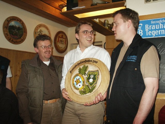Freunschaftschießen  mit Farchet 2005-10